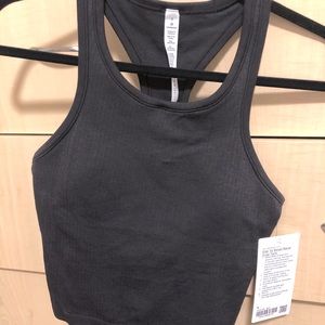 NWT Lululemon Ebb to Street Racer Crop Tank